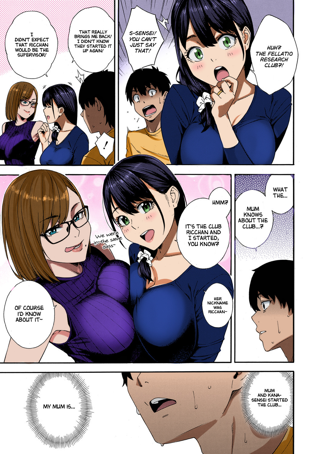 Hentai Manga Comic-Blowjob Research Club-Chapter 4 (Color)-11